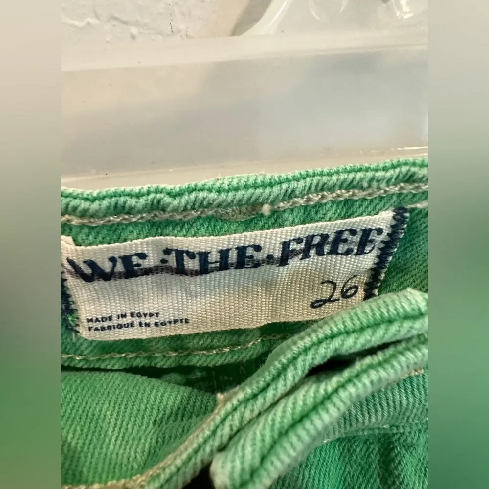 NWOT Free People We The Free  The Pacifica High Rise Straight Leg Jeans - Picture 3 of 5